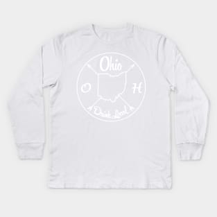 Ohio Drink Local OH Kids Long Sleeve T-Shirt